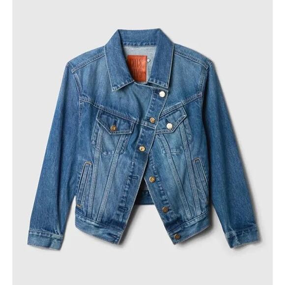 GAP x Cult Gaia Collab Denim Jacket Large Rare Sold Out NWT - Picture 9 of 9